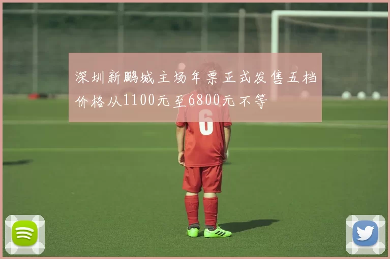 深圳新鹏城主场年票正式发售五档价格从1100元至6800元不等